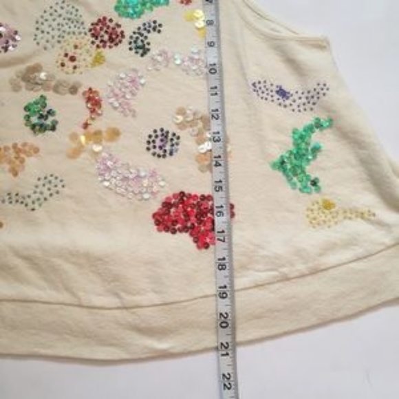 Anthropologie Sequin Swing Sweater tank - Picture 5 of 5